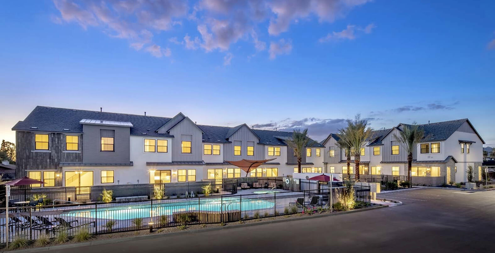 Amenity and park area in a Family Development community